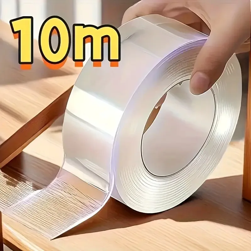 Xfasten Woodworking Double Sided Tape - 10m Nano Double-Sided Tape,Super Strong Waterproof