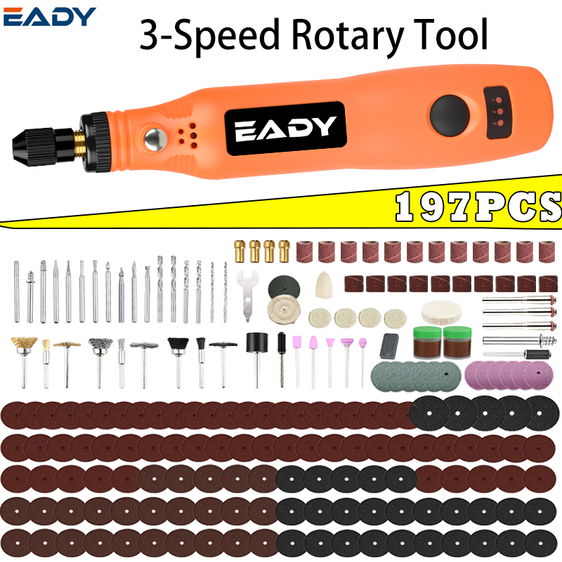 Woodworking Ideas - USB Cordless Rotary Tool Kit –