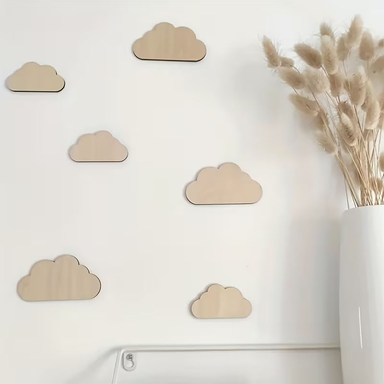6 Pieces of Cloud Wood Wall st - Xfasten Woodworking Double Sided Tape ulasan dan harga