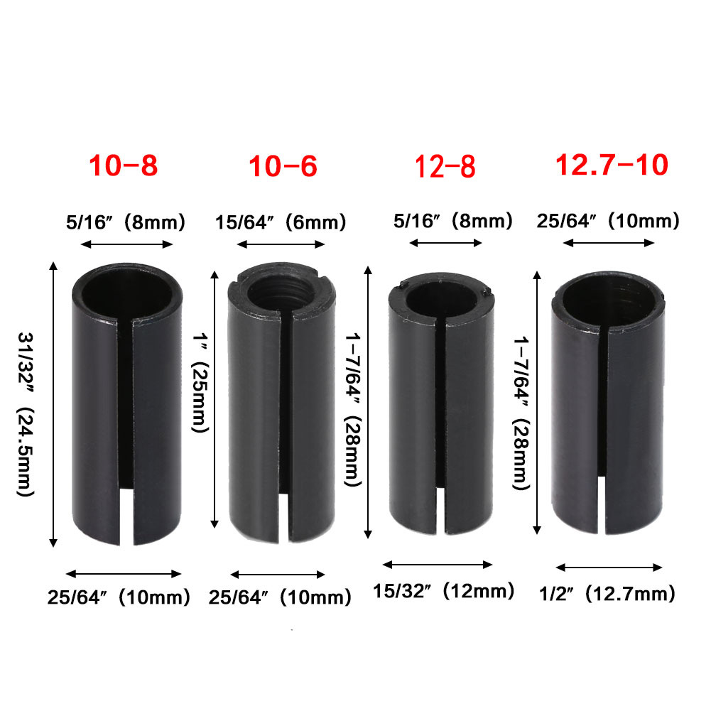 JGZUI Shank Reducer Collet Sle - Woodworking Nc ulasan dan harga