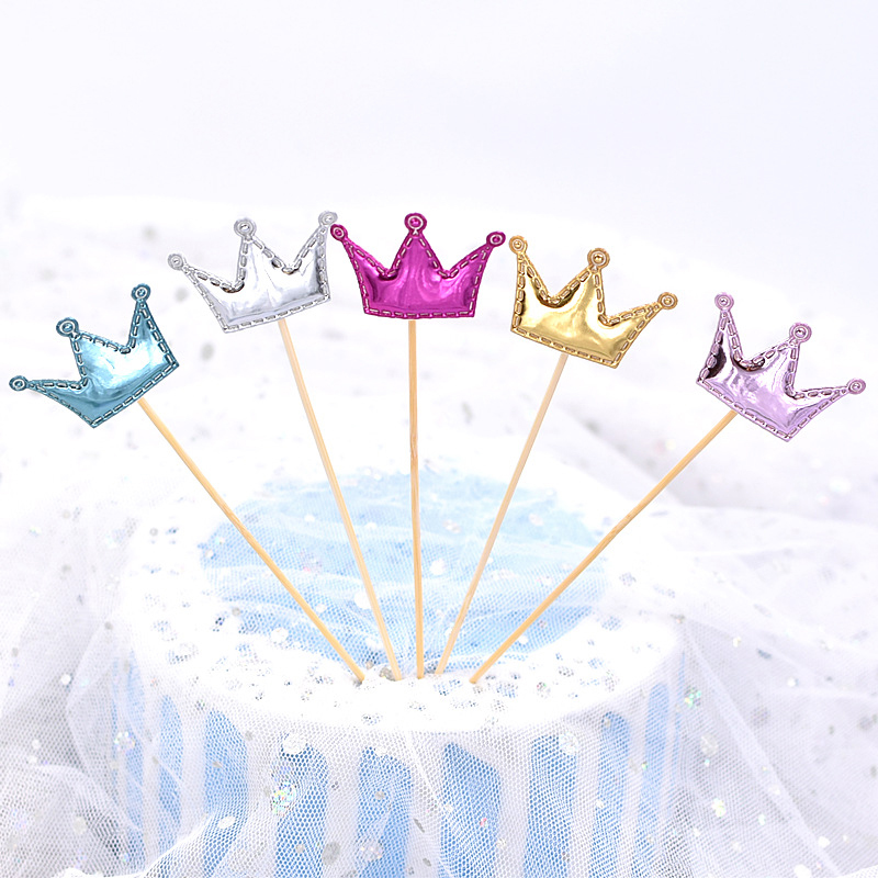 50pcs Cake Topper Crown Heart  - Woodworking School ulasan dan harga
