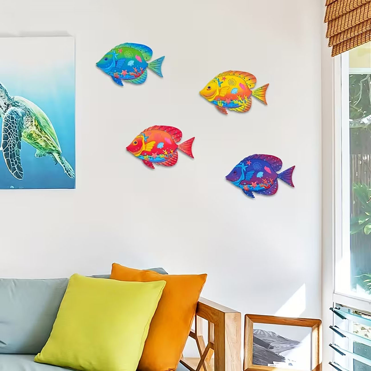 4Pcs Colorful Tropical Fish Wo - Xfasten Woodworking Double Sided Tape ulasan dan harga