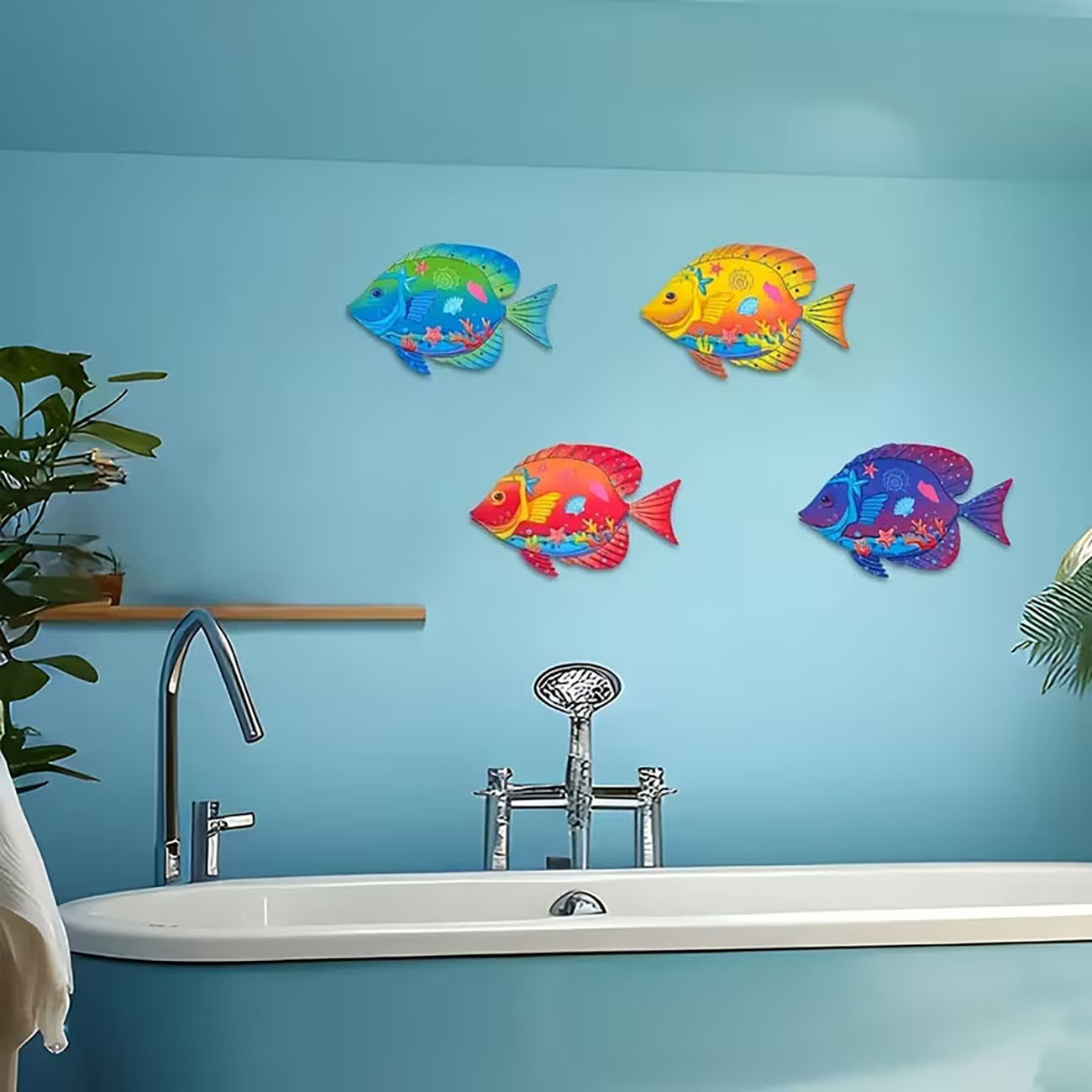 4Pcs Colorful Tropical Fish Wo - Xfasten Woodworking Double Sided Tape ulasan dan harga