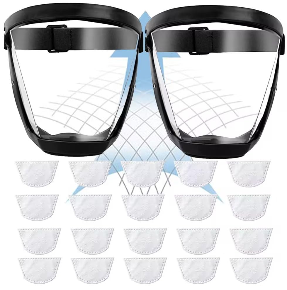 Anti Fog Coating Wide View Tra - Woodworking Face Shield ulasan dan harga