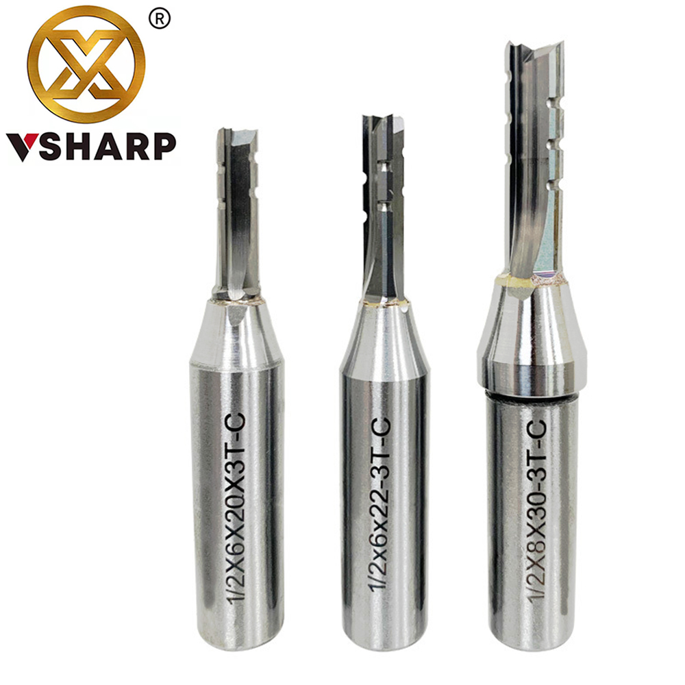 Vsharp 3 Flutes TCT Straight C - Woodworking Nc ulasan dan harga