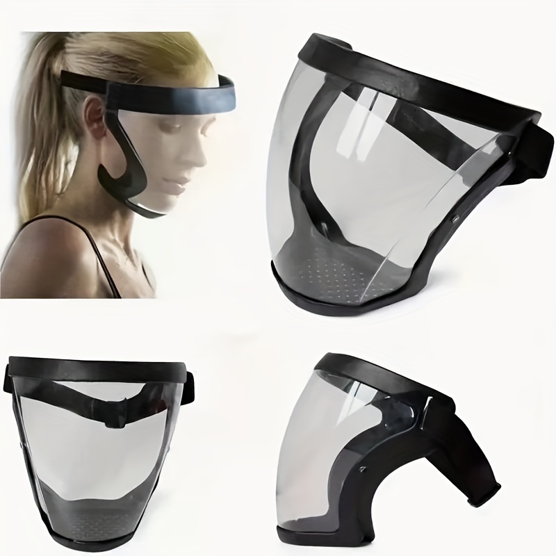 Full-Face Transparent Protecti - Woodworking Face Shield ulasan dan harga