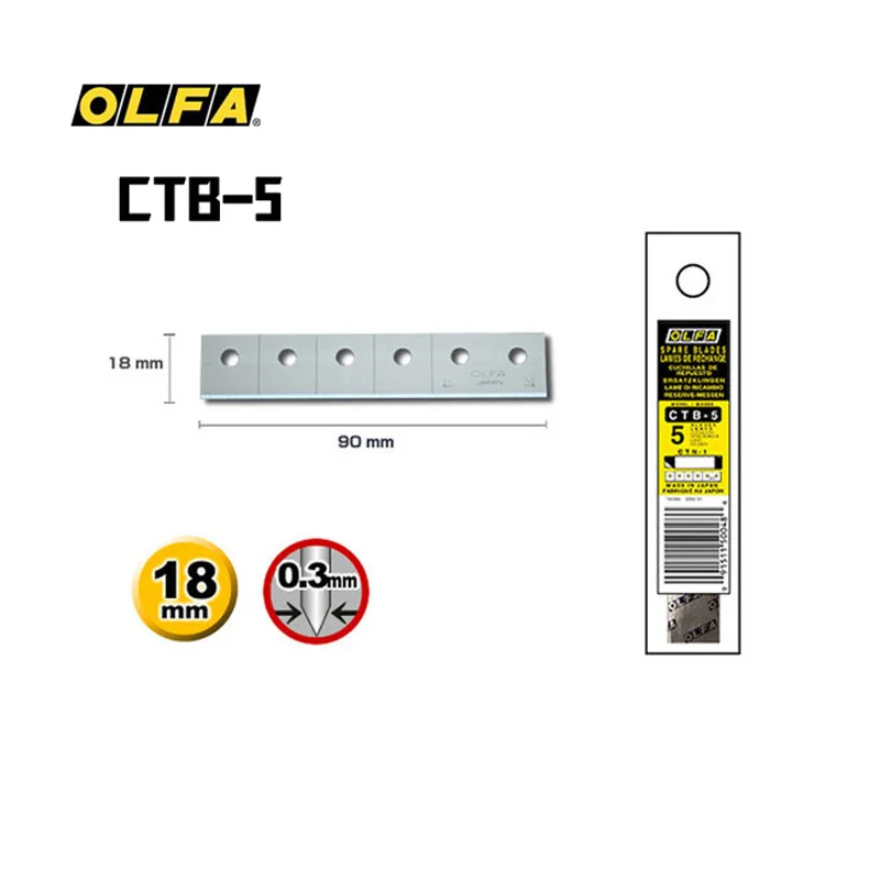 OLFA CTB-5 5pcs Carton Cutter  - Woodworking Japan ulasan dan harga