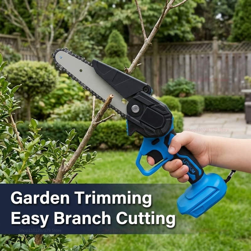 6 Inch Cordless Electric Chain - Woodworking Yard Projects ulasan dan harga