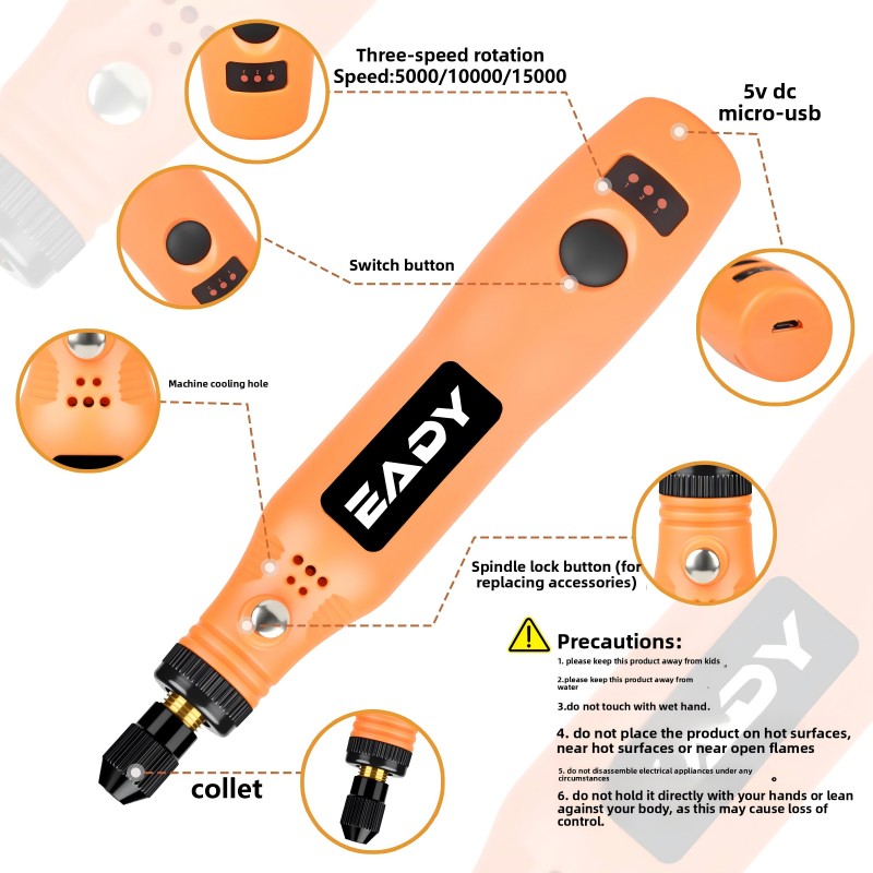 USB Cordless Rotary Tool Kit – - Woodworking Ideas ulasan dan harga