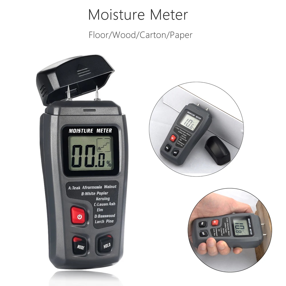 Handheld Hygrometer Lumber Det - Lumber Woodworking ulasan dan harga
