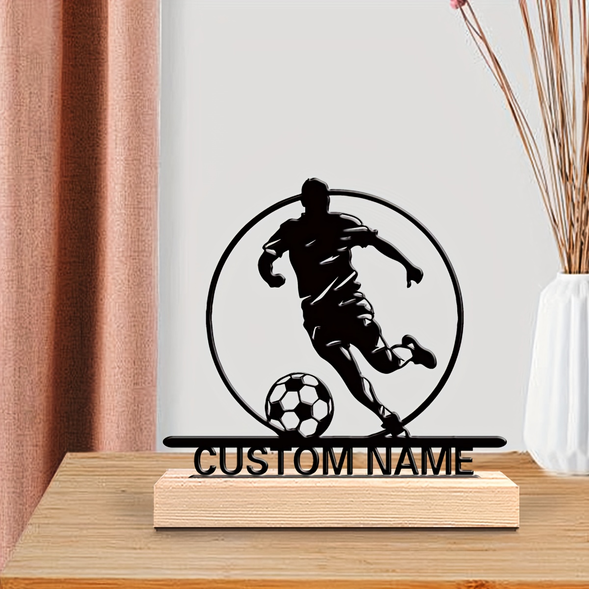 Custom Soccer Player Metal Sta - Woodworking School ulasan dan harga
