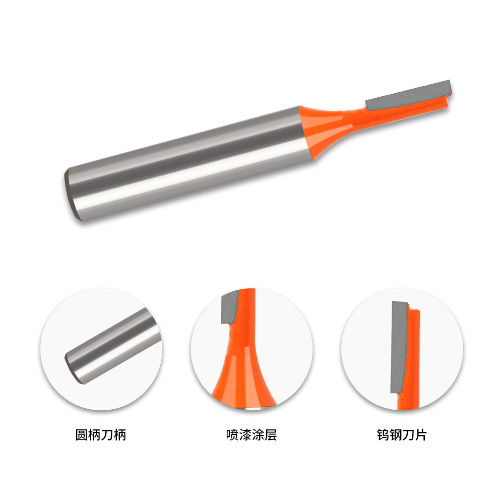 3pcs 8mm Shank Straight Router - Woodworking Nc ulasan dan harga