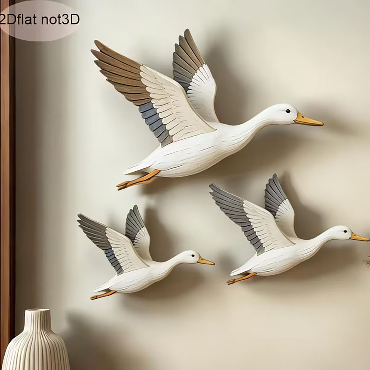 3Pcs Flying Duck Wooden Wall D - Xfasten Woodworking Double Sided Tape ulasan dan harga