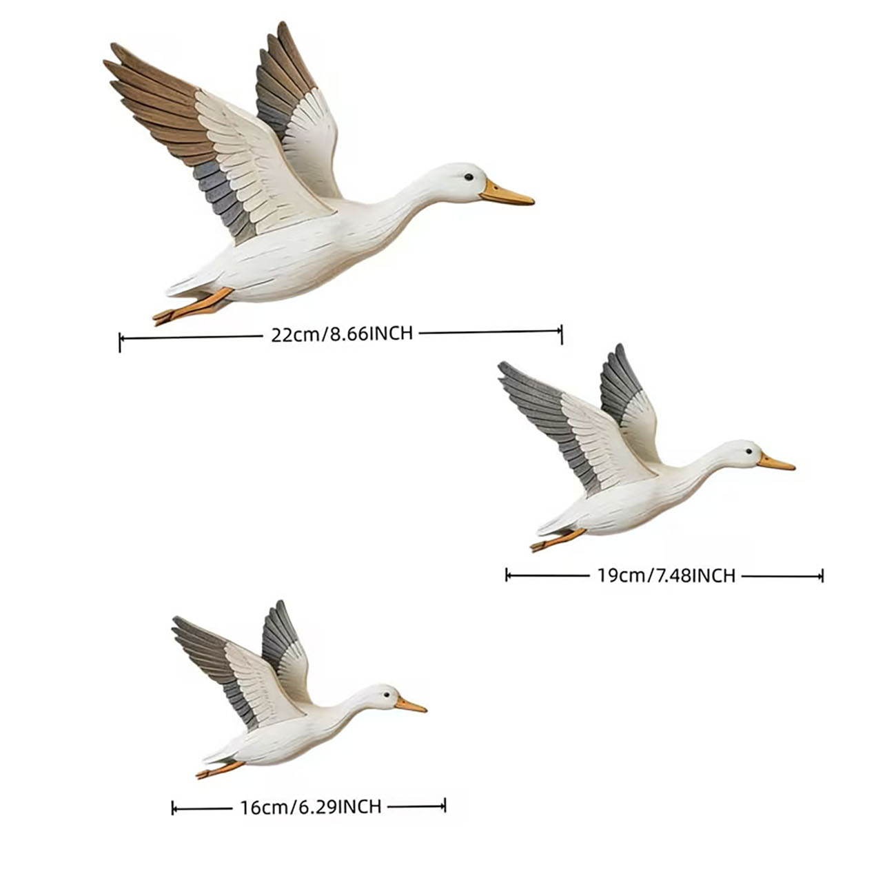3Pcs Flying Duck Wooden Wall D - Xfasten Woodworking Double Sided Tape ulasan dan harga