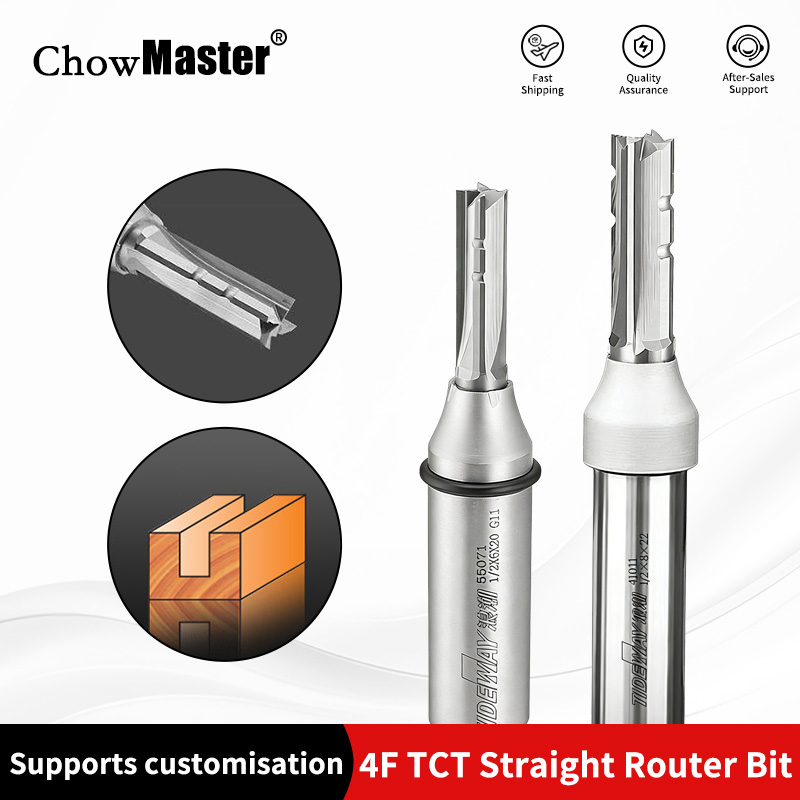 Chowmaster 4 Flutes TCT Straig - Woodworking Nc ulasan dan harga
