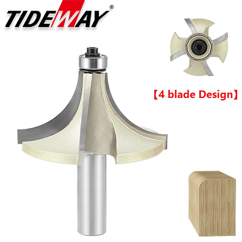 Tideway 4 Blades Round Corner  - Woodworking Nc ulasan dan harga