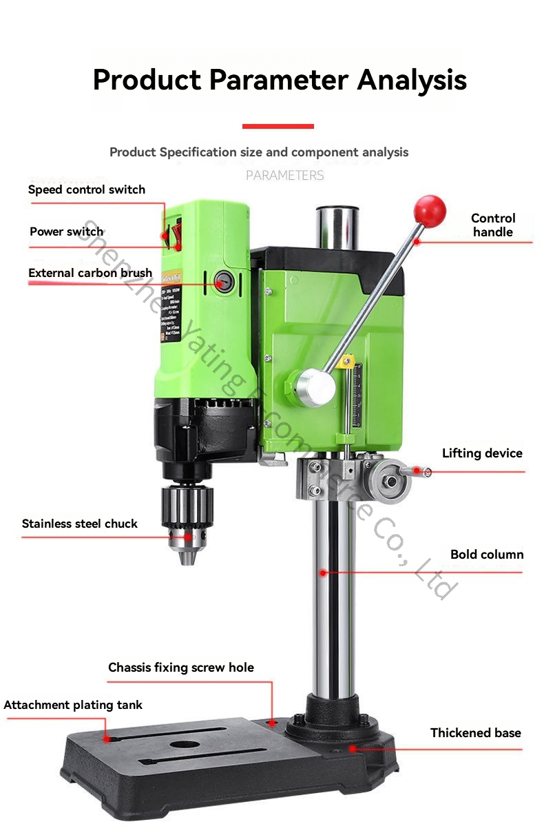 220V 1050W Upgraded Bench Dril - Woodworking Bench ulasan dan harga