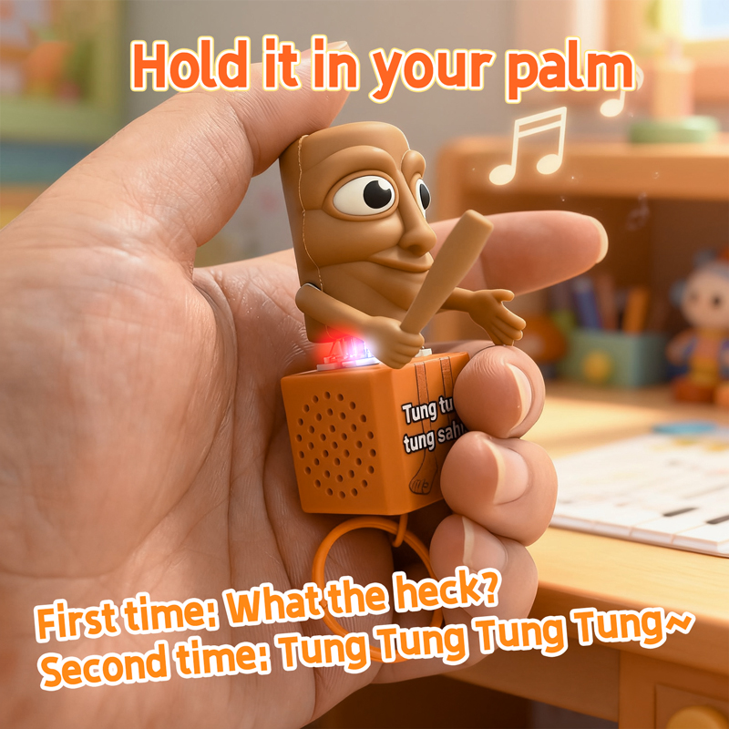 Tung tung tung Sahur Keychain  - Woodworking Ideas ulasan dan harga