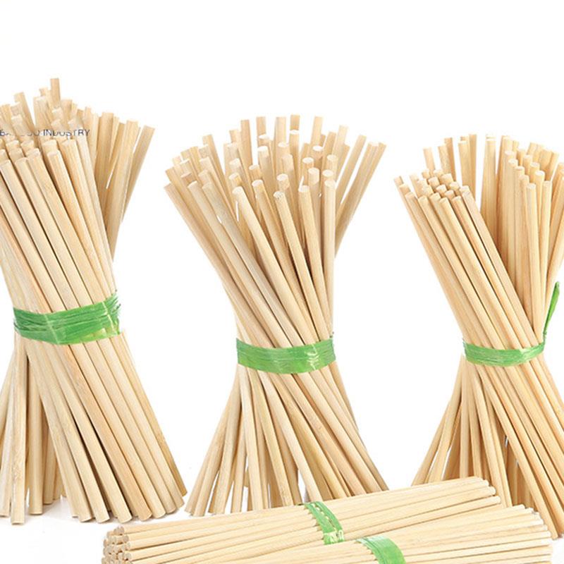 3-8mm Round Wooden Bamboo Stic - Woodworking Ideas ulasan dan harga
