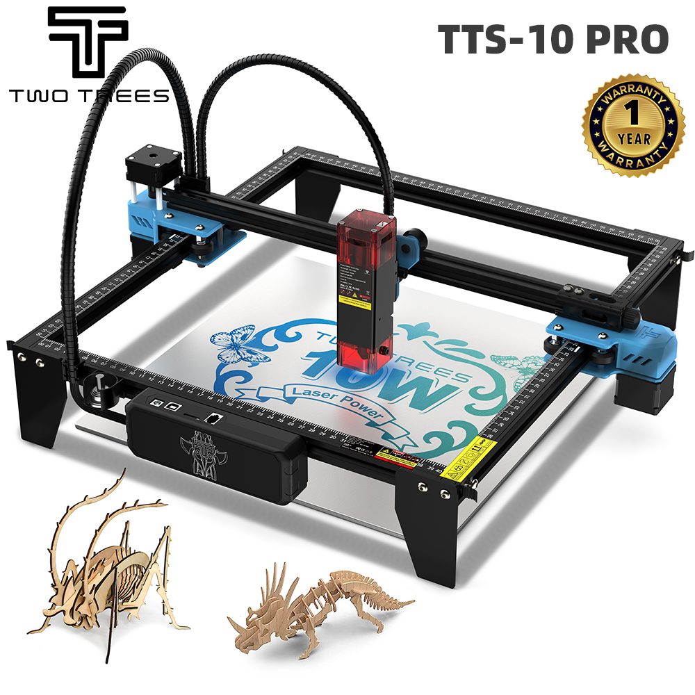 TWOTREES TTS-10 Pro Laser Engr - Woodworking Logo ulasan dan harga