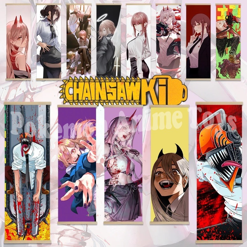 Chainsaw Man Anime Poster Wood - Woodworking Ideas ulasan dan harga