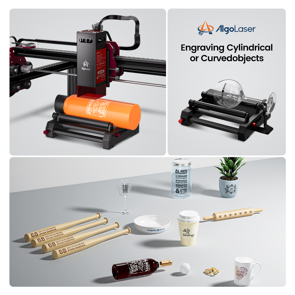 AlgoLaser DIY KIT MK2 10W Lase - Woodworking Logo ulasan dan harga