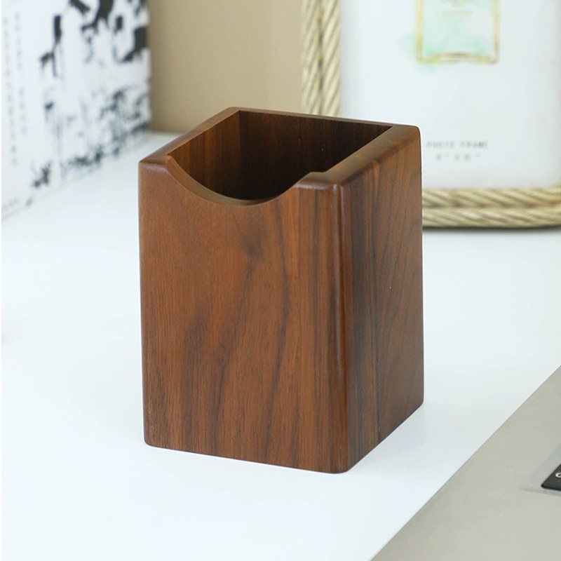 Natural Walnut Pen Holder Wood - Woodworking School ulasan dan harga