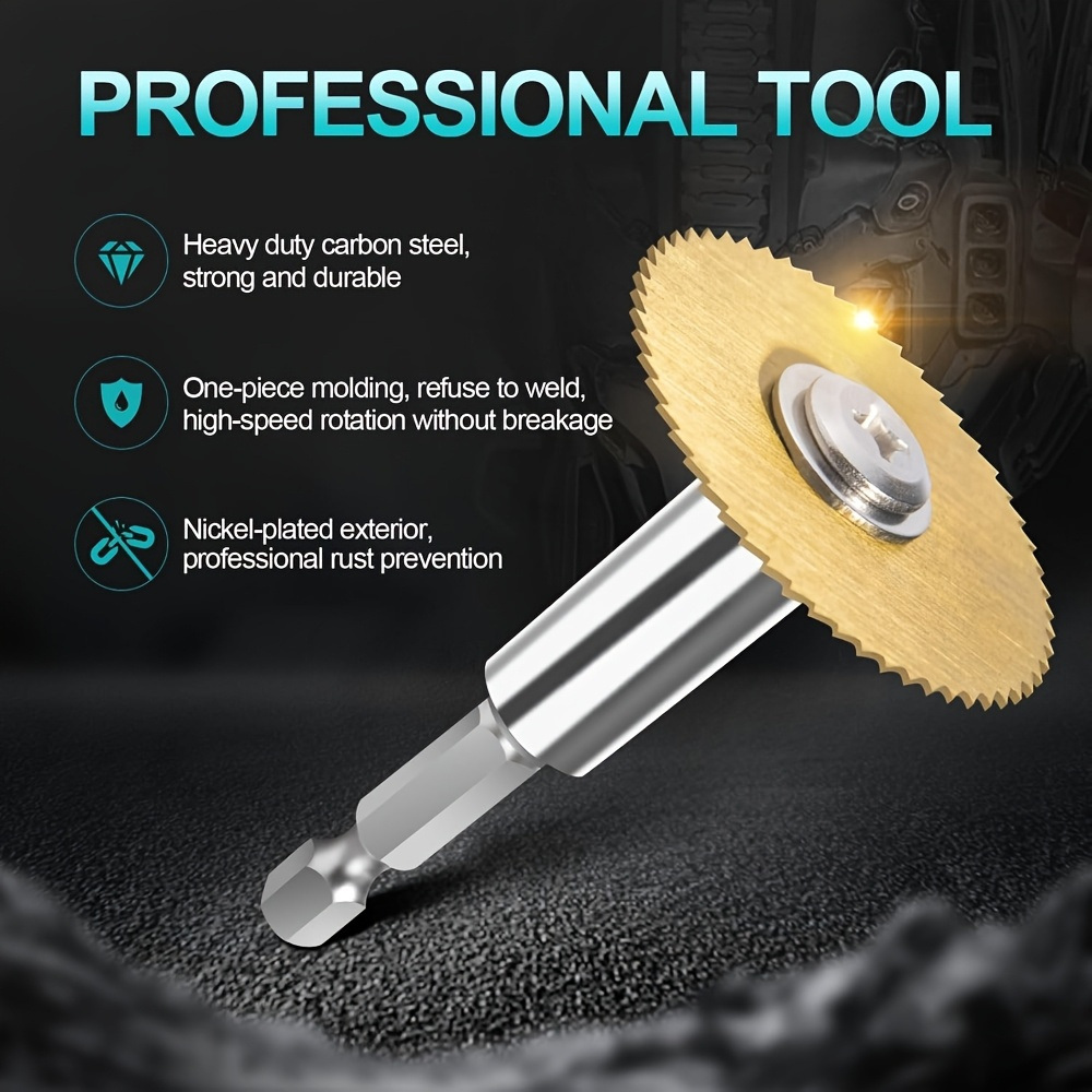 7PCS Titanium-Coated HSS Saw B - Woodworking Rasp ulasan dan harga