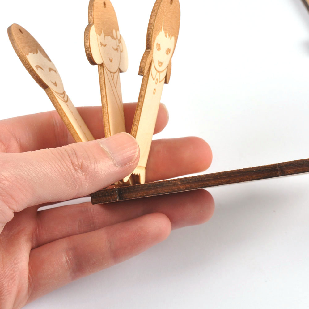 10Pcs Lovely Girl/Boy Wooden B - Woodworking Ideas ulasan dan harga