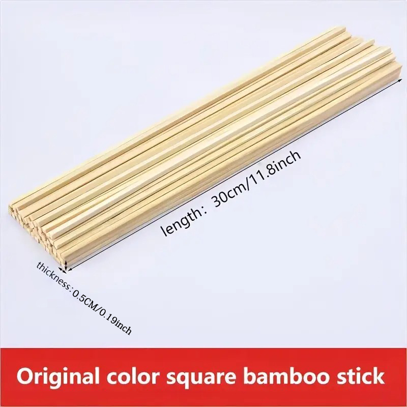 30pcs/50pcs 0.5×0.5×30CM Natur - Woodworking Ideas ulasan dan harga